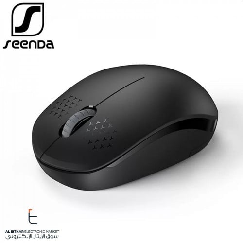 سيندا | ماوس لاسلكية اسود SeenDa Wireless Mouse 16...