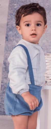 طقم ولادي مخمل من قطعتين