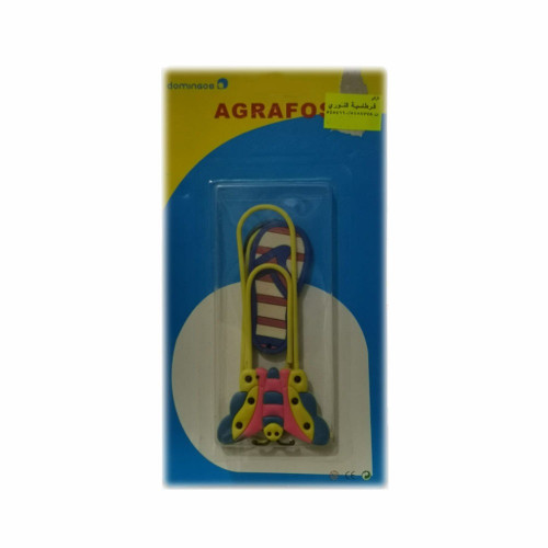 مشبك فواصل للورق 10 ×2.5 سم كرت 2 قطعة