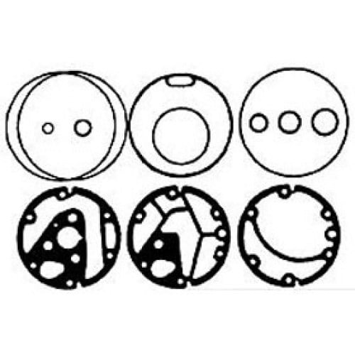 #10266A اصلاح كمبروسر ديزل كيكي /GASKET KIT DIESEL KIKI DKS13GD