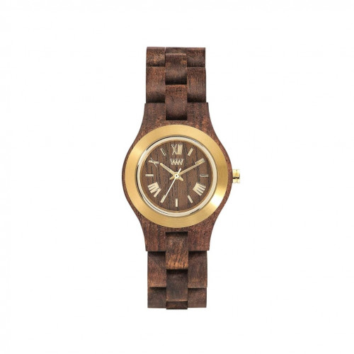 وي وود كريس خشب غامق إطار ذهبي نسائية