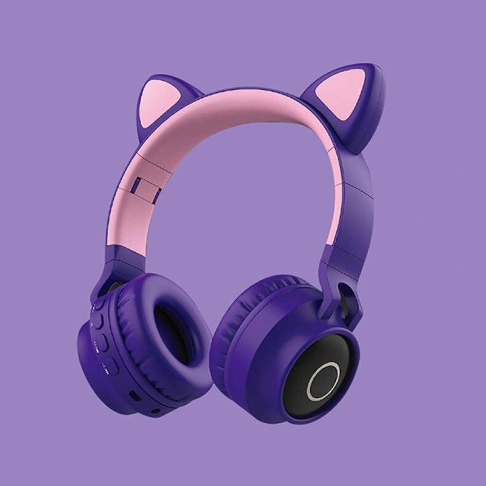 تلغي التحرير متبادل  Colorful Bluetooth Headphones LED Light Wireless Cat Ear Design for Phone  and Computer - افضل متجر متكامل لبيع جميع المنتجات المتكاملة