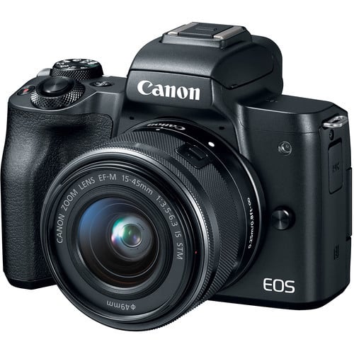 Canon EOS M50 Mirrorless Digital Camera with 15-45...