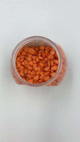 حجر ملون برتقالي