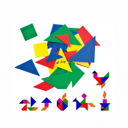 القطع السبعة بلاستيك