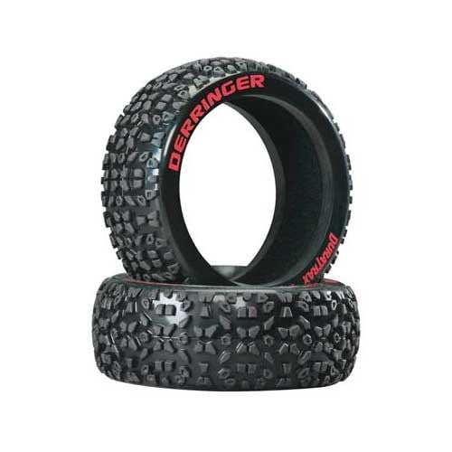 Duratrax Bandito Buggy Tire C2 Mounted Spoke Black Chro