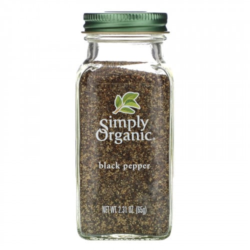 Simply Organic, فلفل أسود، (65 غم)