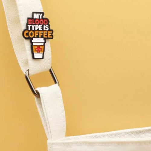 دبوس فصيلة دمي القهوة