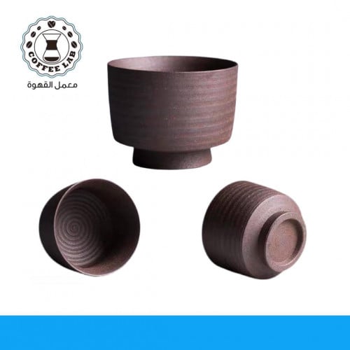 كوب فخار صناعة يدوية 130ml soil cup