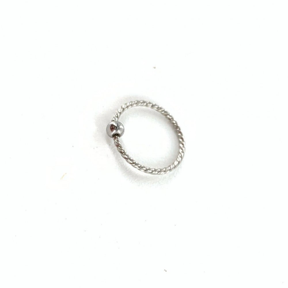 20g Braided Fixed Ball Hoop