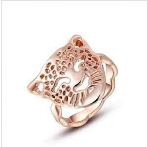 خاتم نسائي مطلي بالذهب مقاس 7 أمريكي RING GOLD PLATED SIZE 7