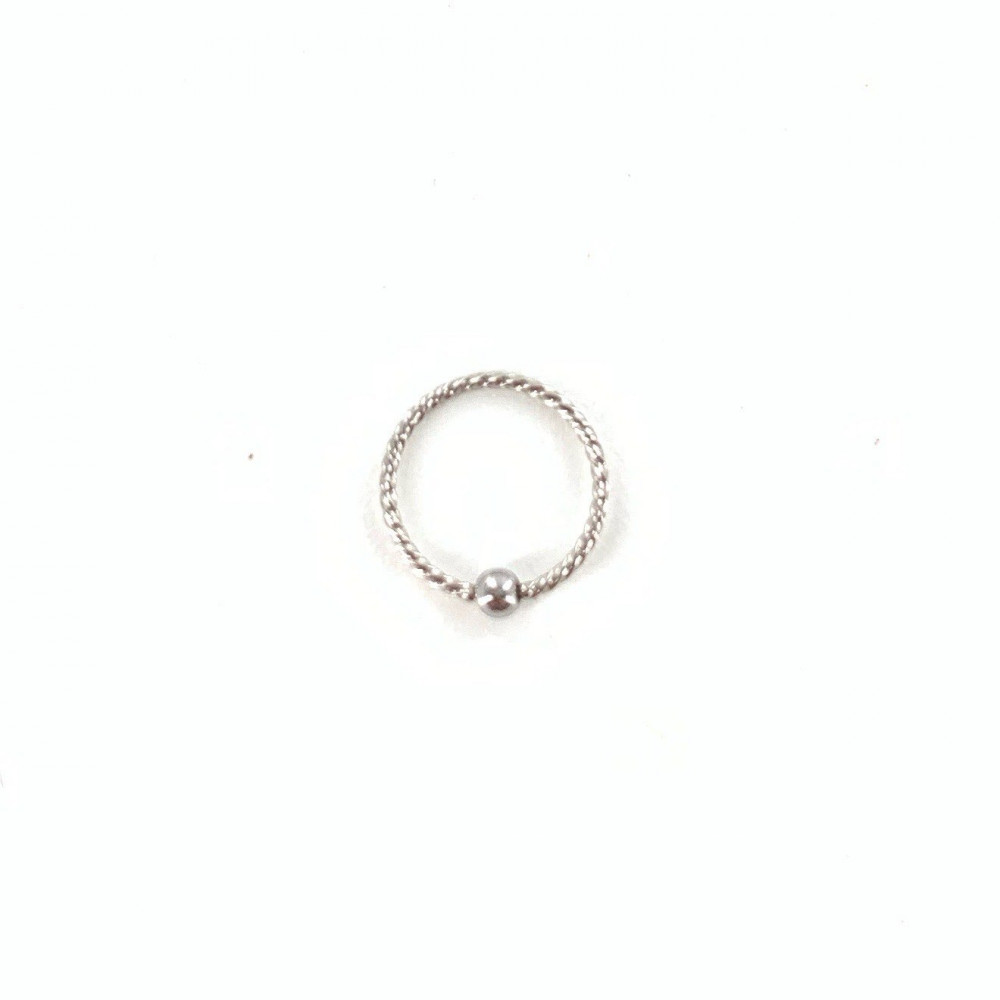 20g Braided Fixed Ball Hoop