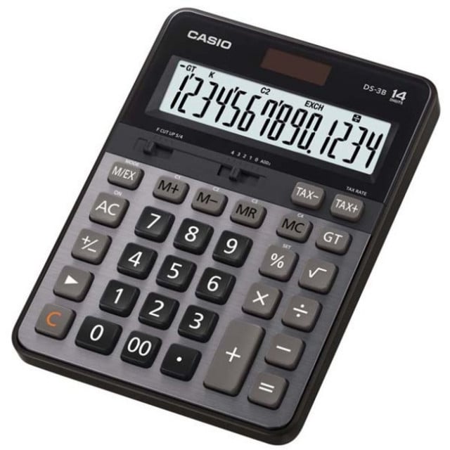 كاسيو،آلة حاسبة،14رقم - قرطاسية الريادة