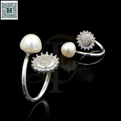 خاتم (زركون) فضة عيار 925