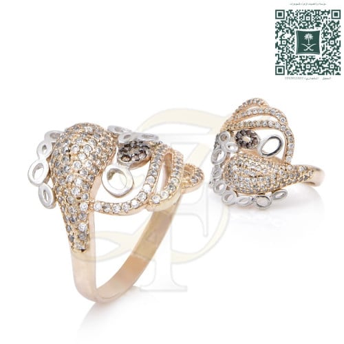 خاتم (زركون)فضة عيار 925