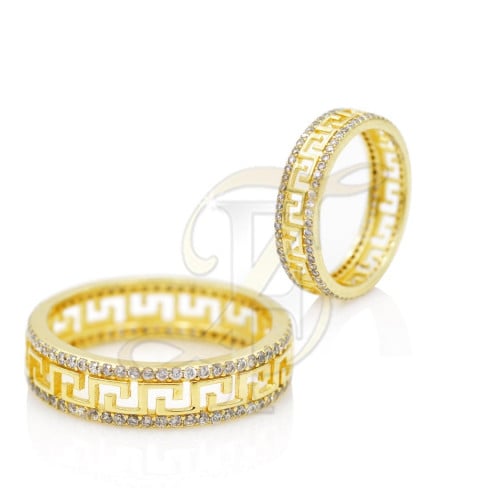 دبل زركون فضة عيار 925