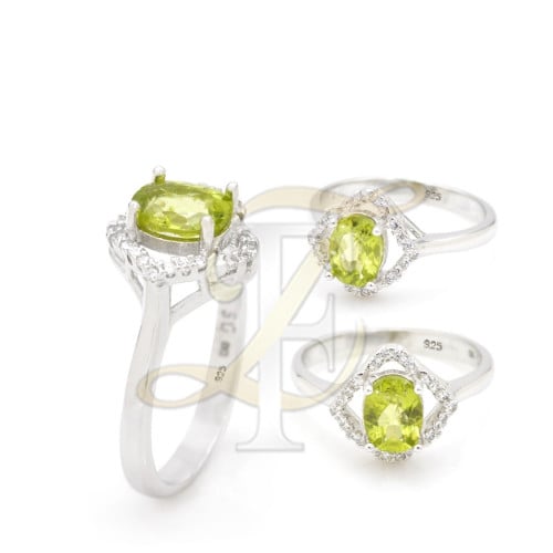 خاتم (زبرجد) فضة عيار925