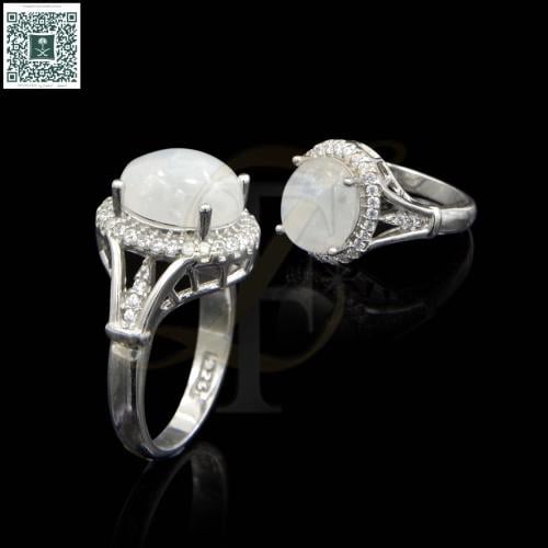 خاتم القمر فضة عيار 925