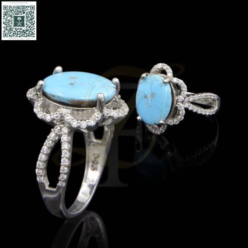 خاتم فيروز نيشابوري  فضة عيار 925