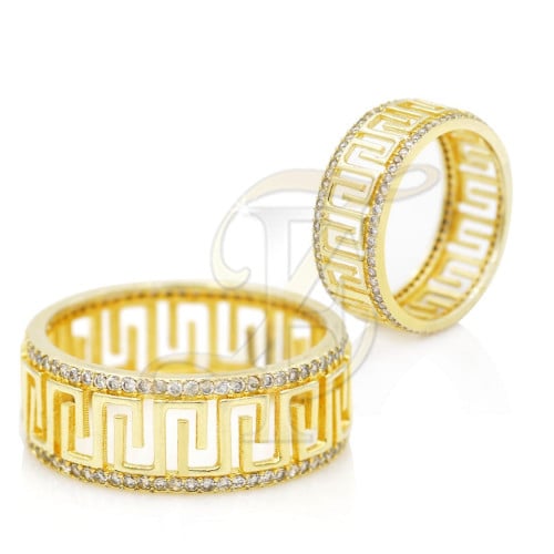 دبل زركون فضة عيار 925