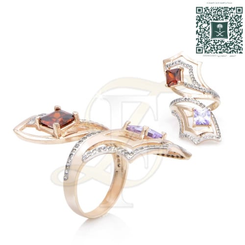 خاتم (زركون)فضة عيار925