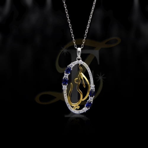 تعليقة زركون فضة  عيار 925