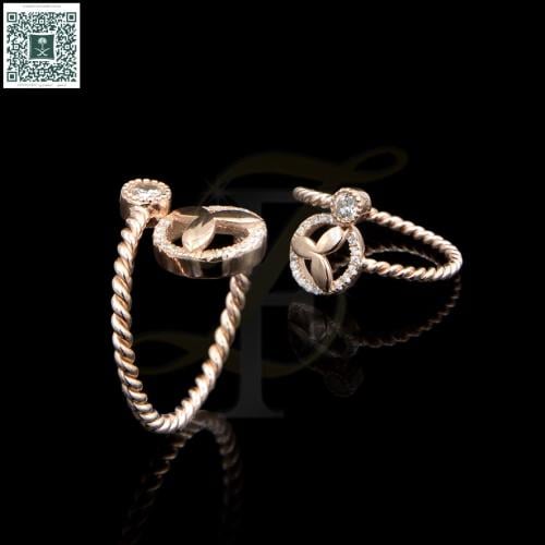 خاتم (زركون) فضة عيار 925