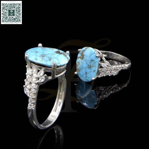 خاتم فيروز نيشابوري  فضة عيار 925