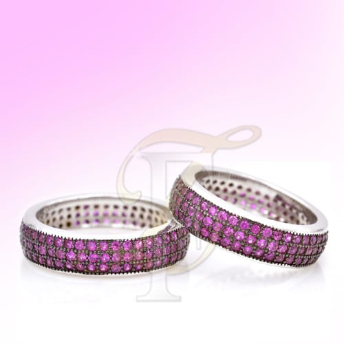 دبل زركون فضة عيار  925