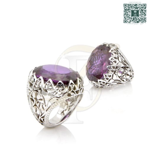 خاتم اسكندريت فضة عيار 925