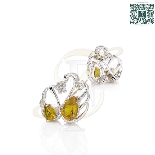 بروش زولتانيت فضة عيار925