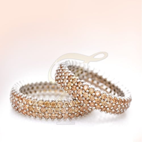 دبل زركون فضة عيار 925