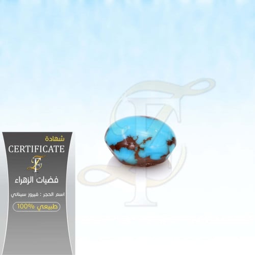 حجر فيروز سينائي طبيعي 100%