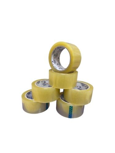 تيب لاصق شفاف 100 يارد 6 حبات