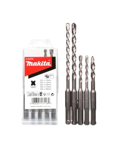 5 طقم مثقاب ماكيتا SDS-Plus D
