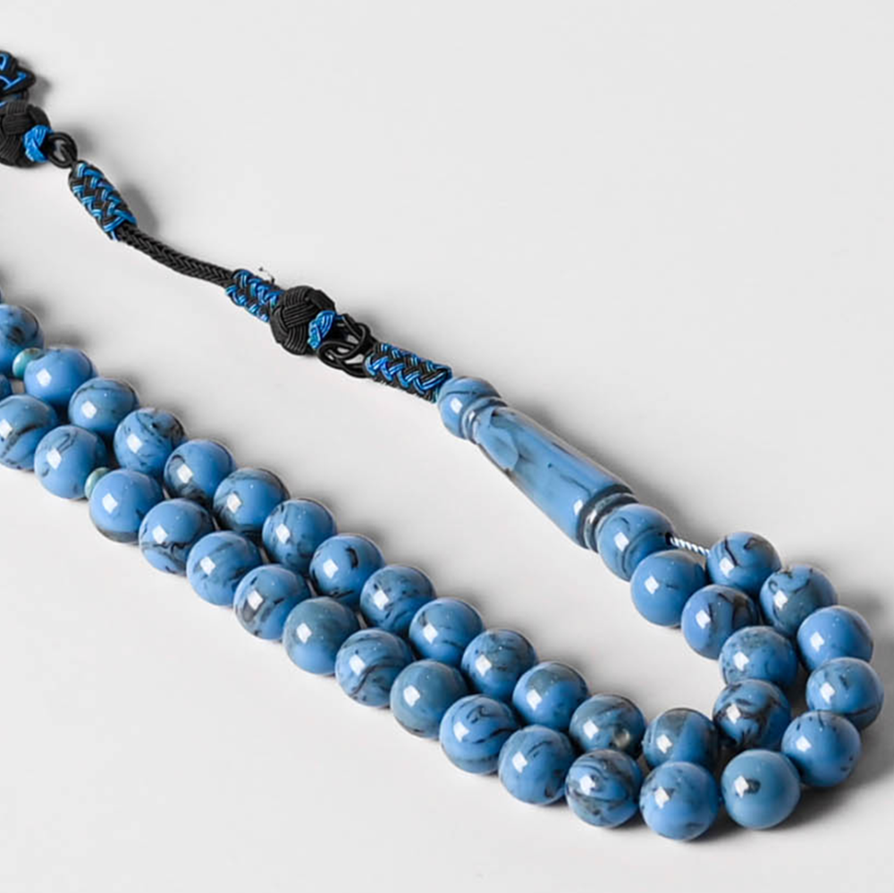 مسباح بكلايت فيروزي معرق مع طربزون فاخر