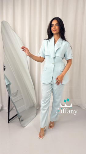 طقم لنن انيق بعدة الوان