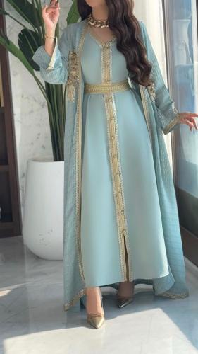 جلابيه مغربيه بستايل مميز