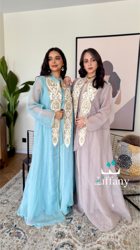 جلابيه ملكيه بتطريز