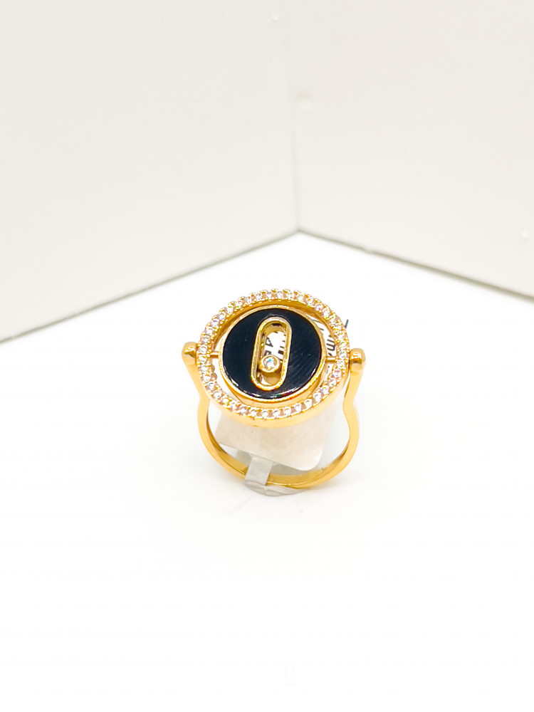 خاتم ذهب عيار 18 الوزن 4.95 جرام