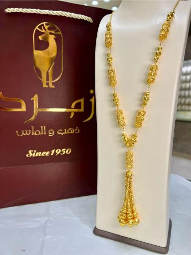 سبحه ذهب عيار 21 الوزن 45.49 جرام