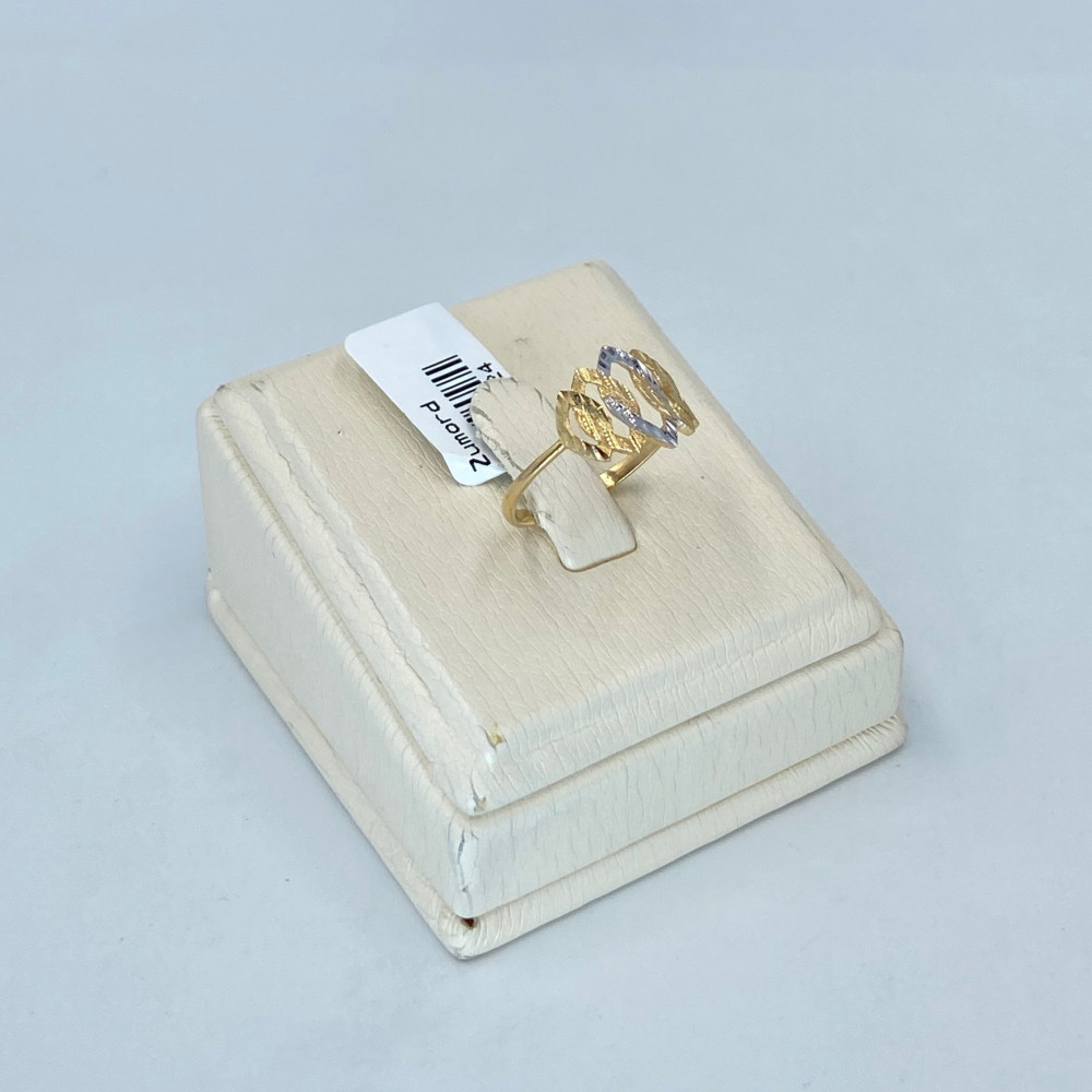 Branch (3) 18k gold ring, weight 3.77 grams - مصاغات الأربش للذهب بالسعودية  قسم المتجر الإلكتروني