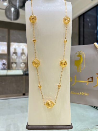 سبحة ذهب عيار 21 الوزن 15.65 جرام
