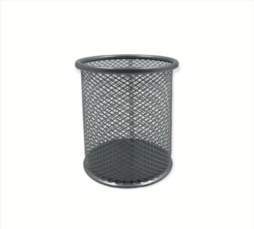 حامل أقلام مكتبي شبكي معدني – منظم دائري - Generic