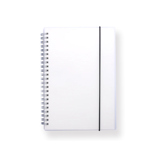 دفتر ملاحظات سلك جانبي مقاس (A5) - 100 ورقة - تصميم عملي - Generic