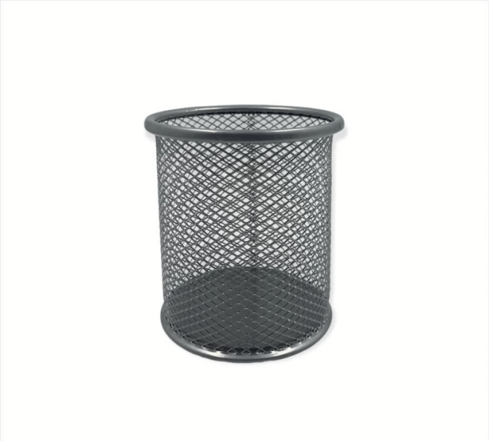 حامل أقلام مكتبي شبكي معدني – منظم دائري - Generic