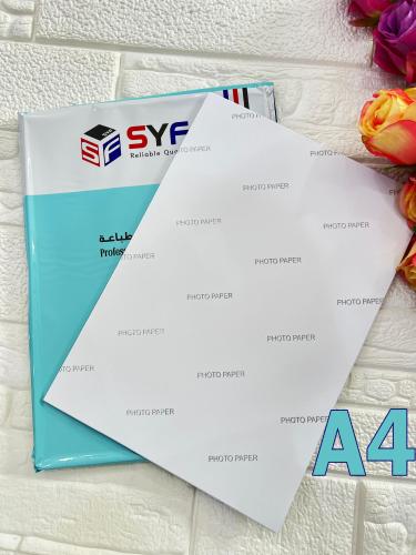 ورق لامع لاصق 135 جرام 50 ورقة SYF A4