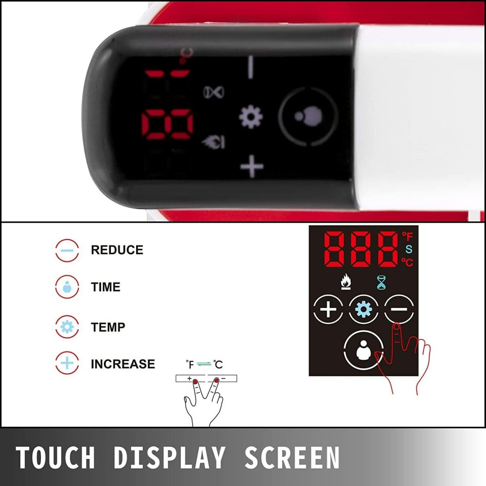 مكبس حراري يدوي متنقل 30.5 سم * 25.5 سم