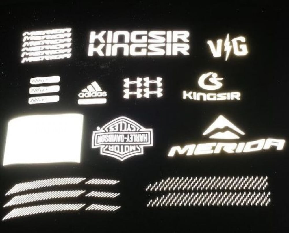 فينيل طباعة حراري اقمشة عاكس ابيض