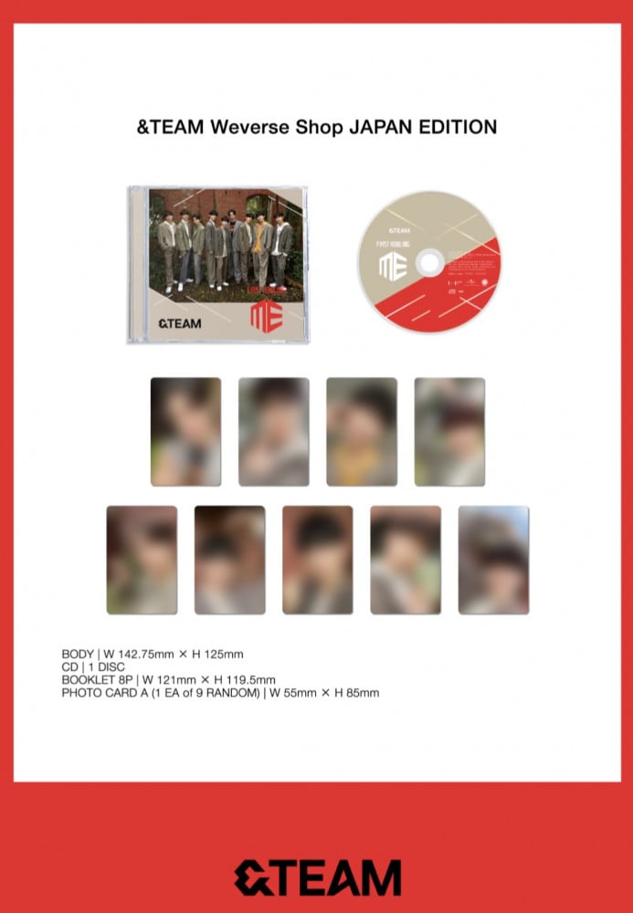 البوم &team اندتيم - First Howling: ME نسخة اليابانيه